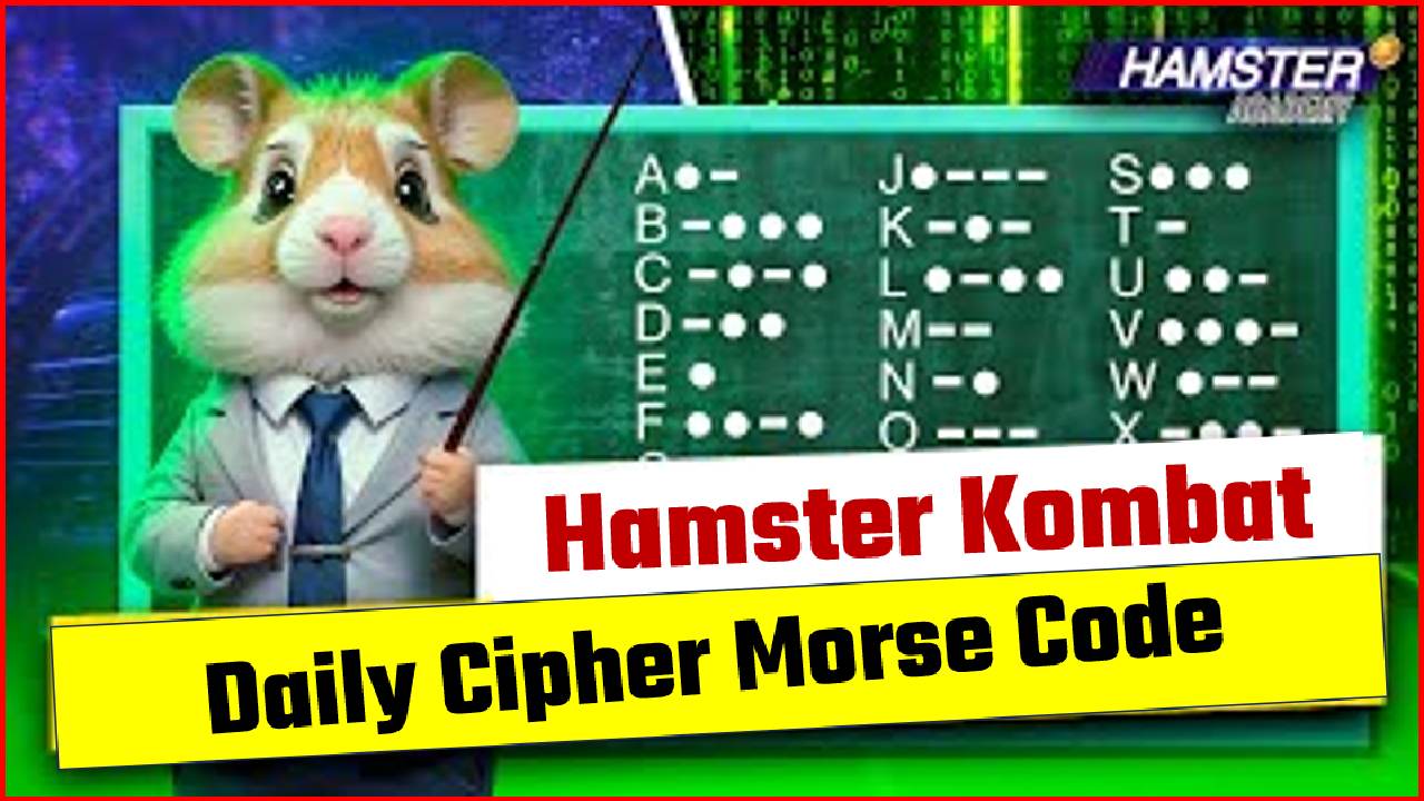 Hamster Kombat Daily Cipher Morse Code